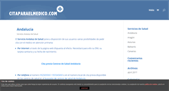 Desktop Screenshot of citaparaelmedico.com