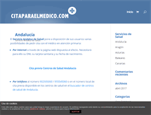 Tablet Screenshot of citaparaelmedico.com